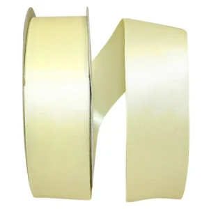 Sating Ribbon 1 inch x 20 yards - Cream colour