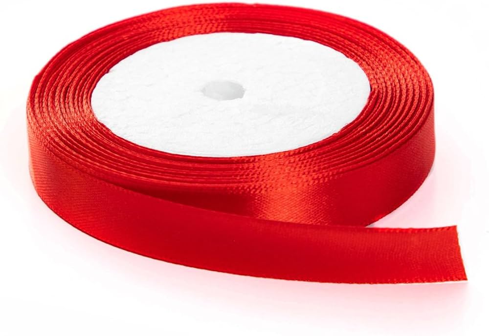 Baby Ribbon 12mm -  Red colour