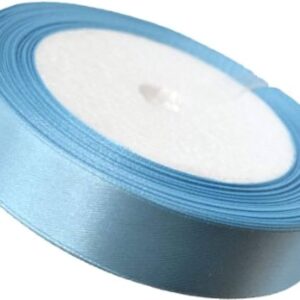Sating Ribbon 1 inch x 20 yards - Light Blue colour