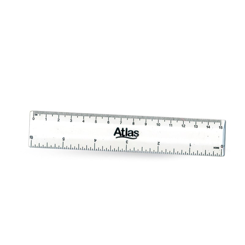 Atlas ruler 6″ Transparent - precise