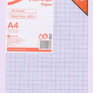 Atlas - A4 Size - 2 mm Graph Paper - 100 Sheets