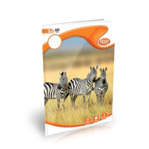 Atlas A4 - cr book 160pgs - single ruled