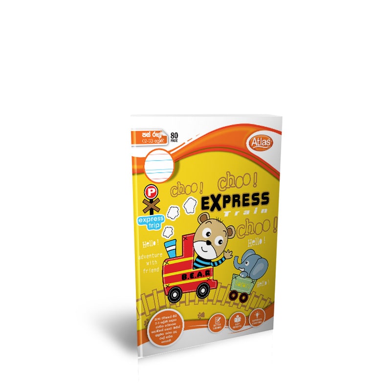 Atlas A5 – practical book - five rule (grade 2 and 3) - 80pgs