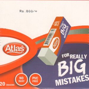 Atlas Big Eraser Large 20 Erasers Box