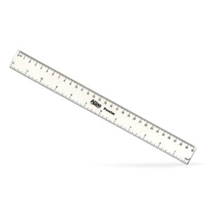 Atlas ruler 12″ clear
