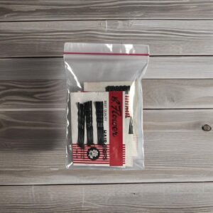 Black Hair Grips - 5 cards