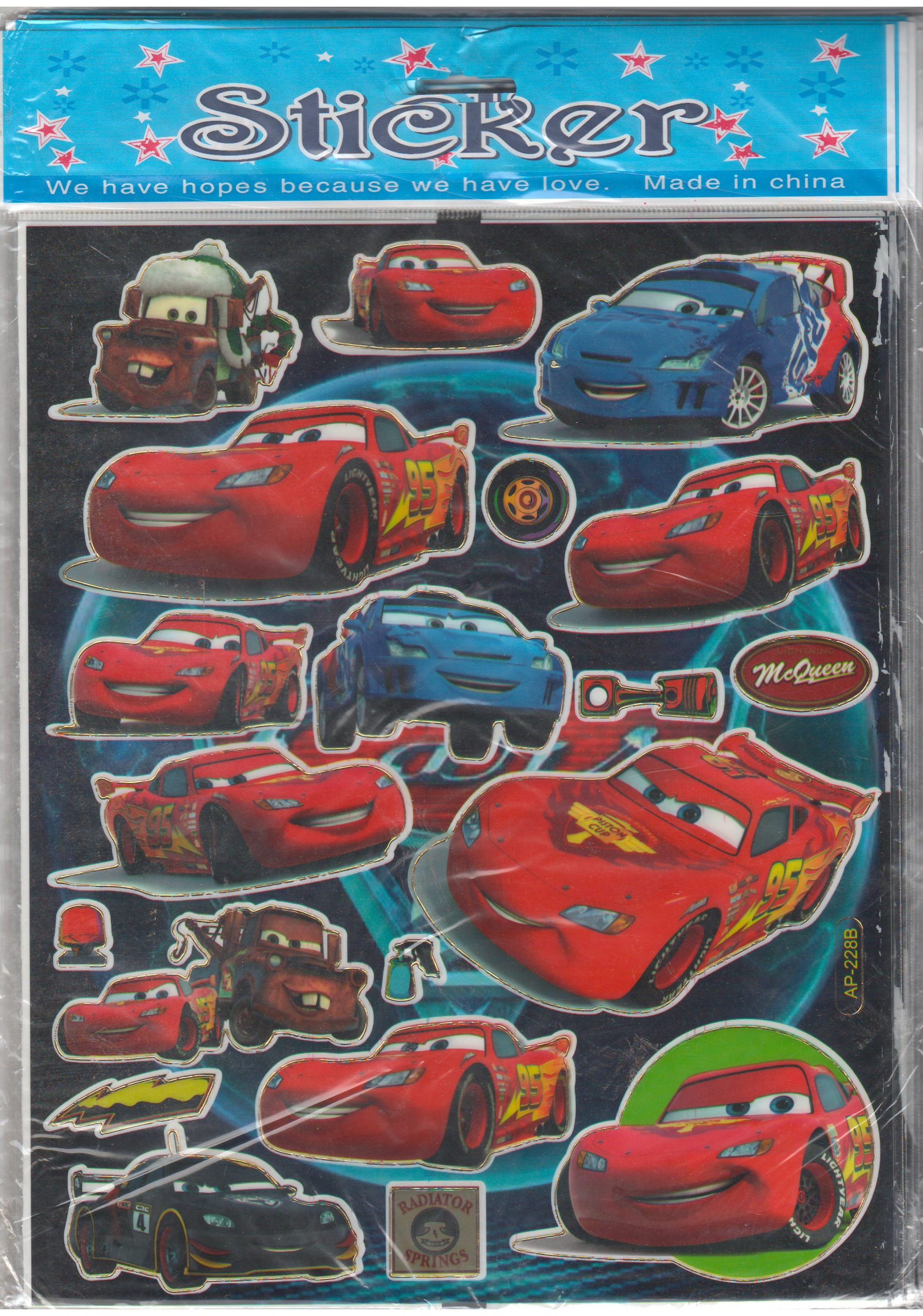 Car Collection Stickers - No. AP-228B - 1 card