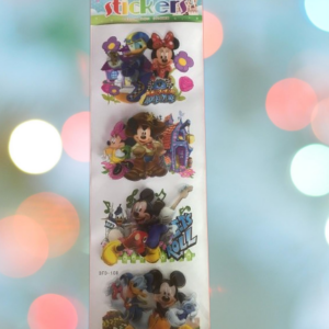 Decoration Sticker 8D Sticker - 4 stickers - 1 Card