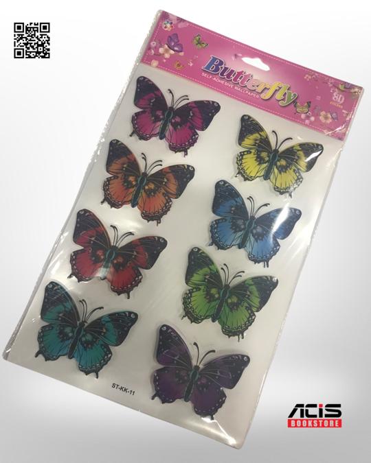 Decoration Sticker 8D Sticker – 8 stickers – 1 Card