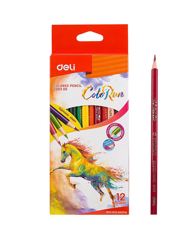 Deli Colour Pencil 12 Pcs Set Model no. 00300
