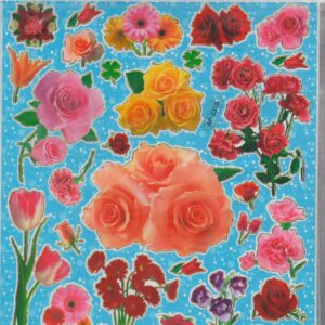 Flower Collaction Stickers - No. AP-231B - 1 card