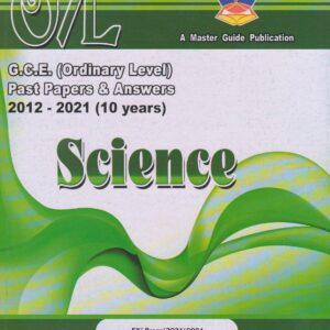 G.C.E. ( Ordinary Level ) Past Papers and Answers - Science English Medium - Master Guide