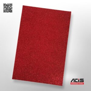 Glitter Paper - 20 x 30cm - Red Colour - 1pcs