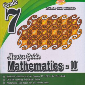 Grade 7 - Mathematics  II - English Medium - Master Guide