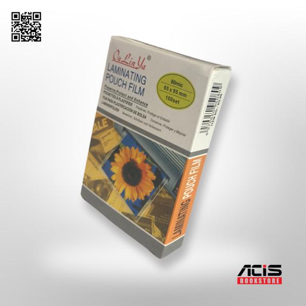 Laminating Pouch Film - 65 x 95mm - 80mic - 100 Set