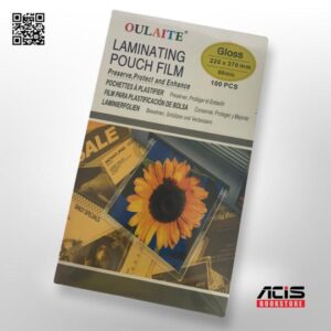 Legal Size Laminating Pouch Film - Gloss - 220 x 370mm - 80mic - 100 Set