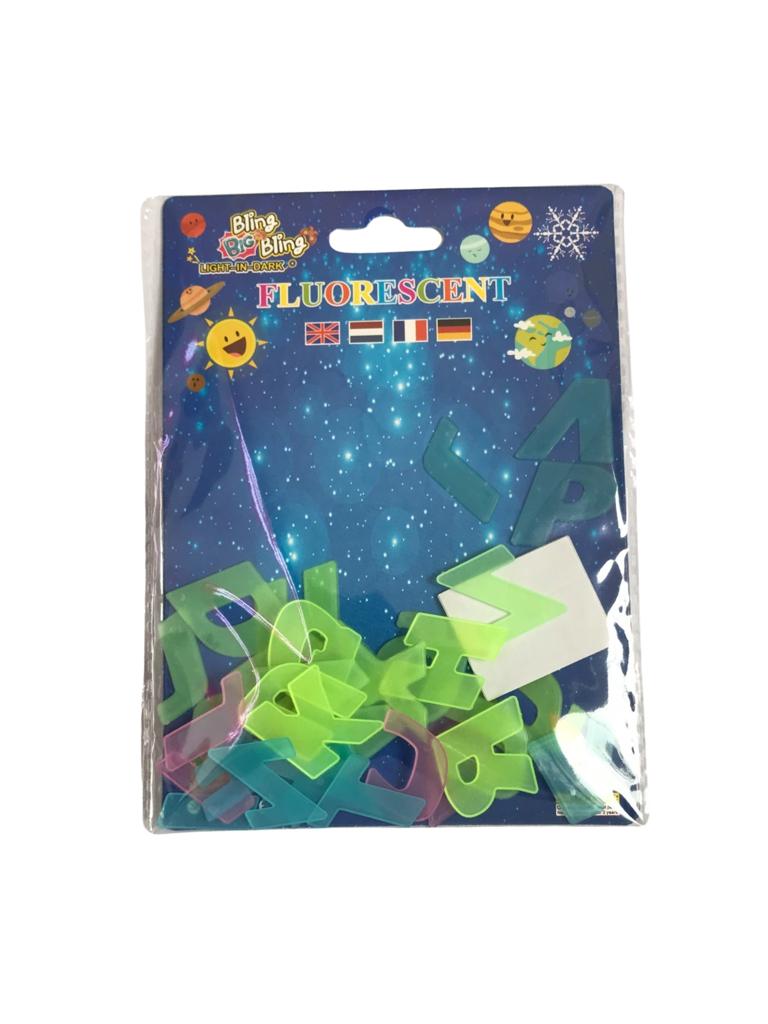 Light in Dark Sticker - English letter Card