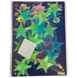 Light in Dark Sticker - Stars Card