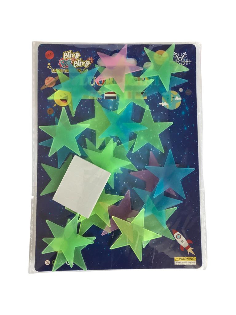 Light in Dark Sticker - Stars Card