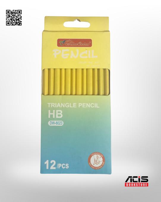 MBA Triangle Pencil HB 12Pcs