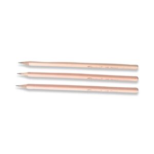 MBA Triangle Pencil HB - Light Pink body Colour - 3Pcs