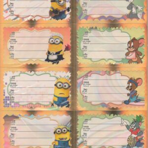 Name Stickers -MOD 1 - 10 Cards