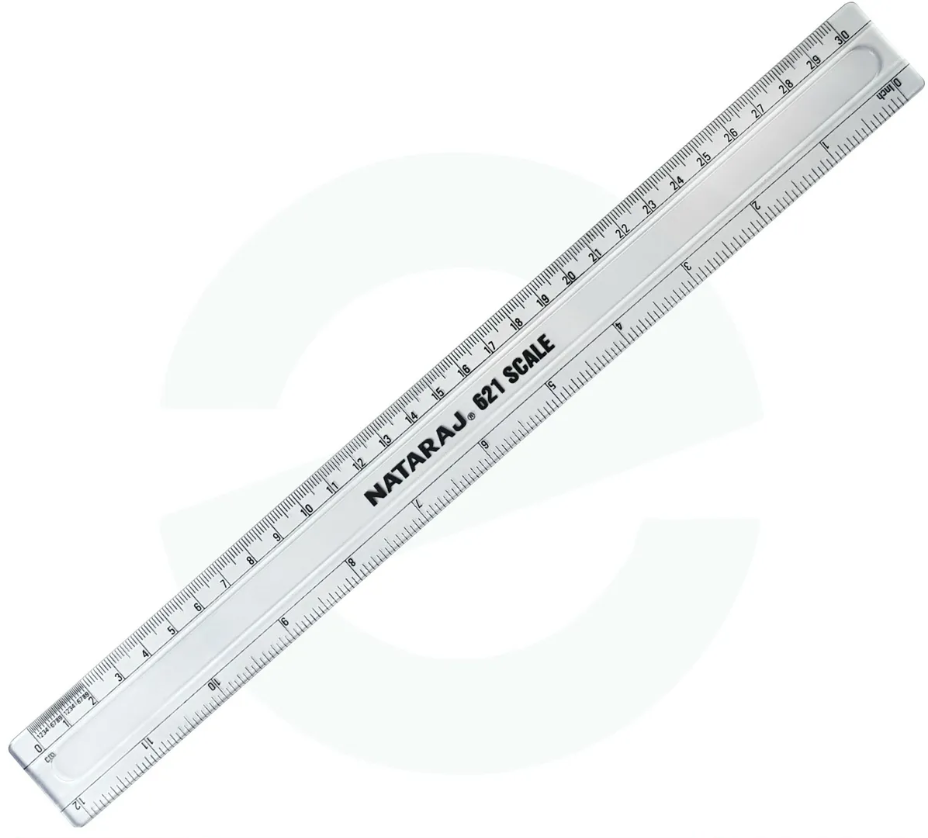 Nataraj Ruler 621 - 12 inch