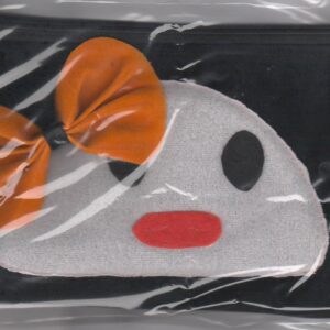 Pencil Purse No.002 - Bow Face - Black Colour