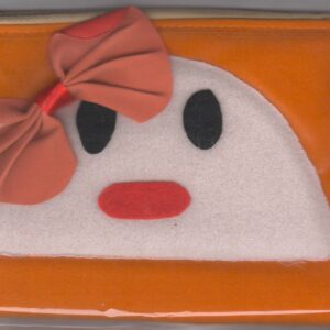 Pencil Purse No.002 - Bow Face - Yellow Colour
