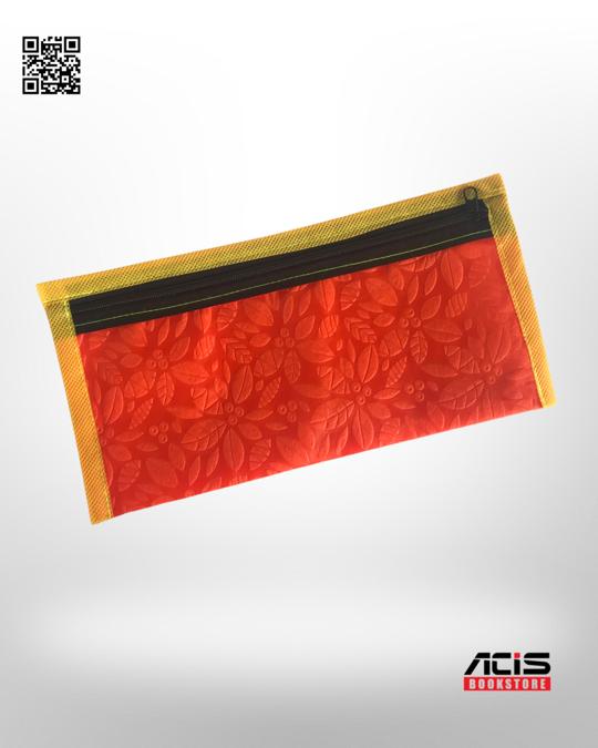 Pencil Purse - Orange and Yellow colour - No.006