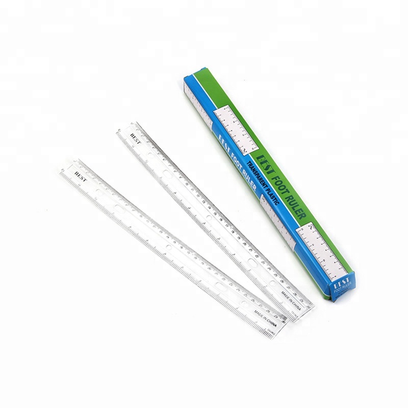 Best - Ruler Plastic - 12 inch - 1PCS