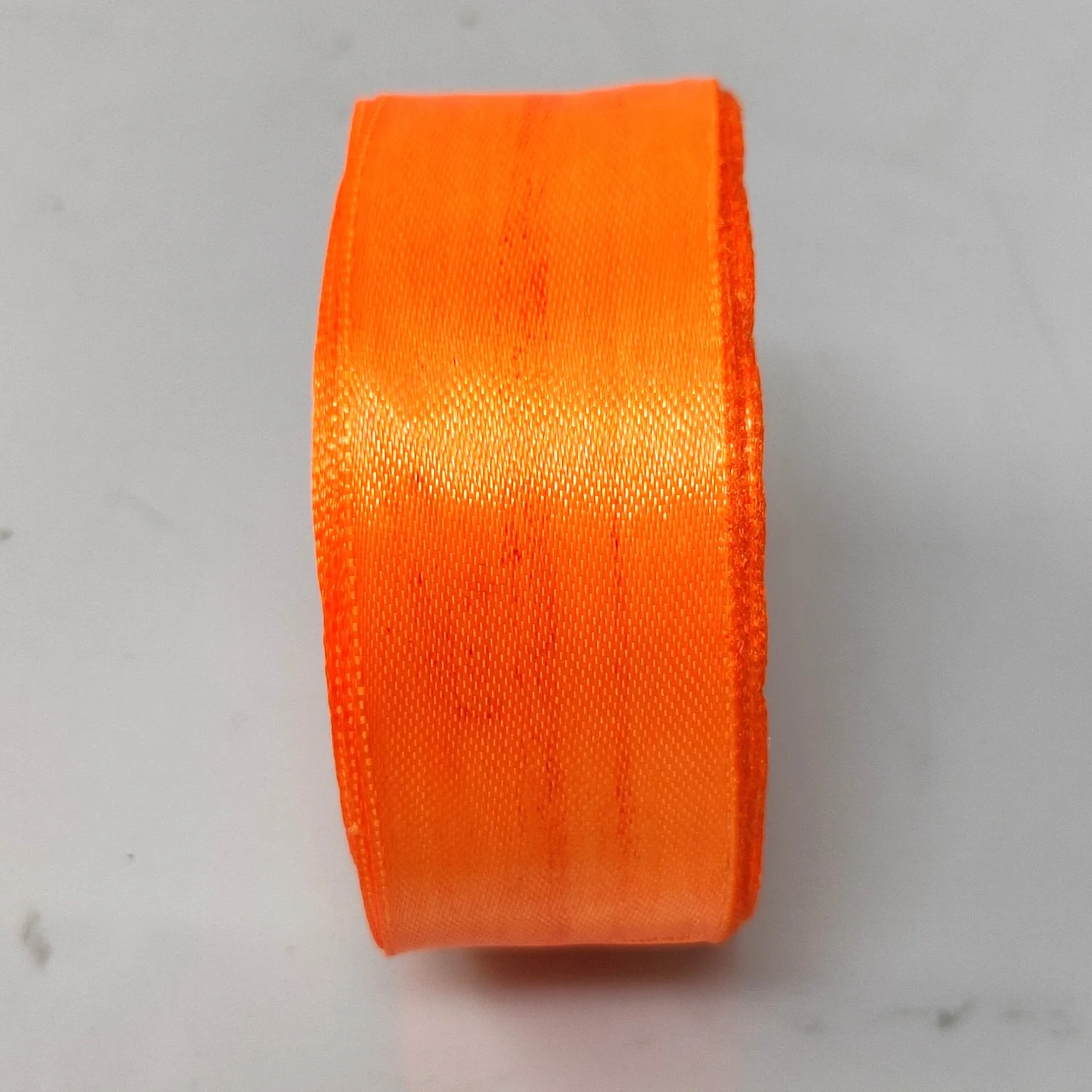 Sating Ribbon 1 inch x 15 yards - Orange colour