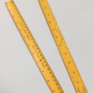 Ruler wood 12'' - 1pcs
