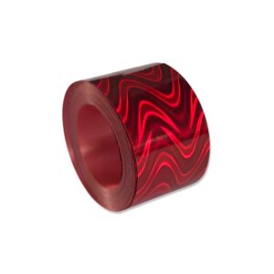 Shine Paper Ribbon - Design Red Colour