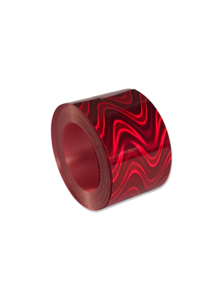 Shine Paper Ribbon - Design Red Colour