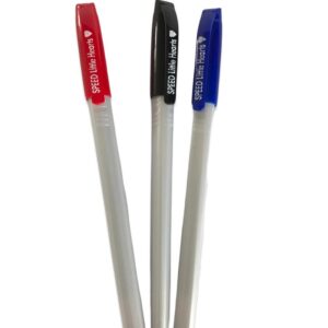 Speed Little Hearts Pens - Black, Blue, Red colours - 3pcs