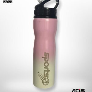 Sport Stainless Steel Water Bottle 750ml - Light Pink and Cream colour