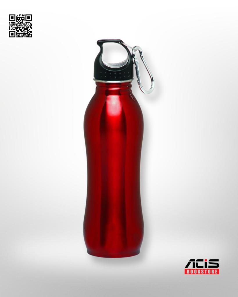 Steel Water Bottle - 500ml - Red Colour
