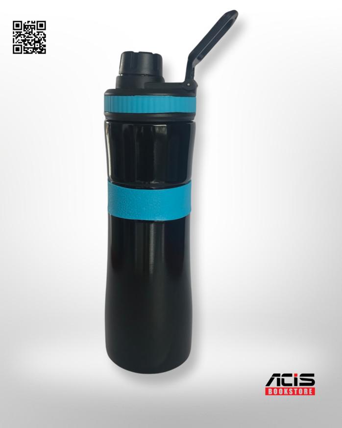 Steel Water Bottle Blue colour Band 750ml