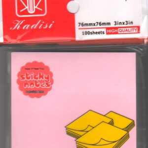 Sticky note - Kadisi - 3 x 3 100 sheets