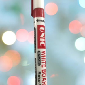 UNIC Refillable White Board Marker Pen - Red colour