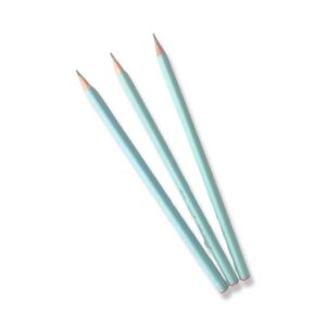 MBA Triangle Pencil HB - Light Blue body colour - 3pcs